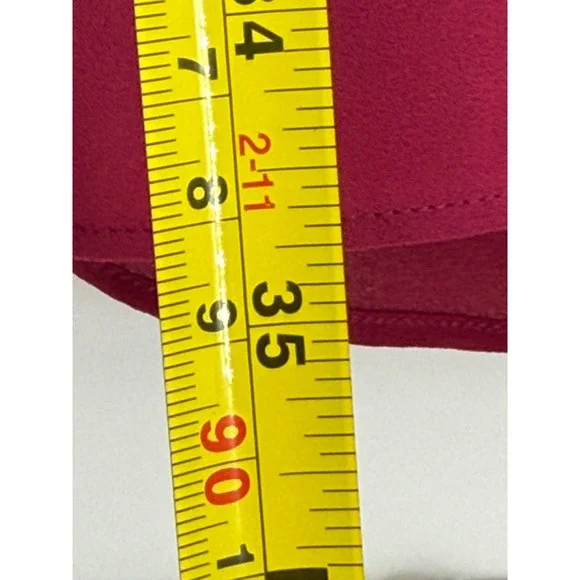 LOFT Womens Magenta Eyelet Flutter Sleeve Keyhole Shift Dress Sz XS - Picture 3 of 8